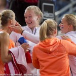 Arantxa Rus en team Fed Cup na winst Rus NL 2015 2645