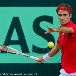 Roger Federer Davis Cup NL Zwits 1007