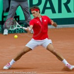Roger Federer Davis Cup NL Zwits 1048