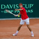Roger Federer Davis Cup NL Zwits 1092