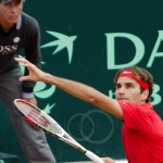 Roger Federer Davis Cup NL Zwits 1110