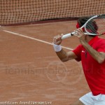 Roger Federer Davis Cup NL Zwits 1131