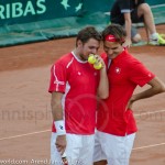 Roger Federer Davis Cup NL Zwits 672