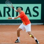 Thiemo de Bakker Davis Cup 2012 NL Zwitserland 1280