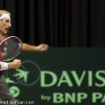 Thiemo de Bakker Davis Cup NL-Oostenrijk Melzer 8904