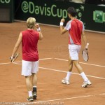 Oliver Marach en Knowle Davis Cup 2013 NL Oostenrijk 9686