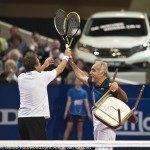 Mats Wilander Afas TC 2013 met Mansour Bahrami  3856