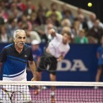 Mansour Bahrami Afas TC 2013 met Wilander 3861