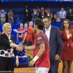 Fabio Fognini with President Croatia after winning Umag 2016 4427