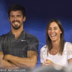 Flavia Penetta, father and trainers while Fabio Fognini speeching Final Umag 2016 4503