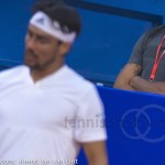 Flavia Penetta watching Fabio Fognini Final Umag 2016 3996