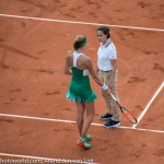 Kristina Mladenovic discussie scheids RG 2017 9358