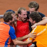 6482a DavisCupTeam NL na winst DC 2017 NL Tjechië