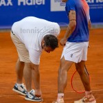 Flavio Cobolli and referee 7741