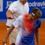 Flavio Cobolli and referee 7745